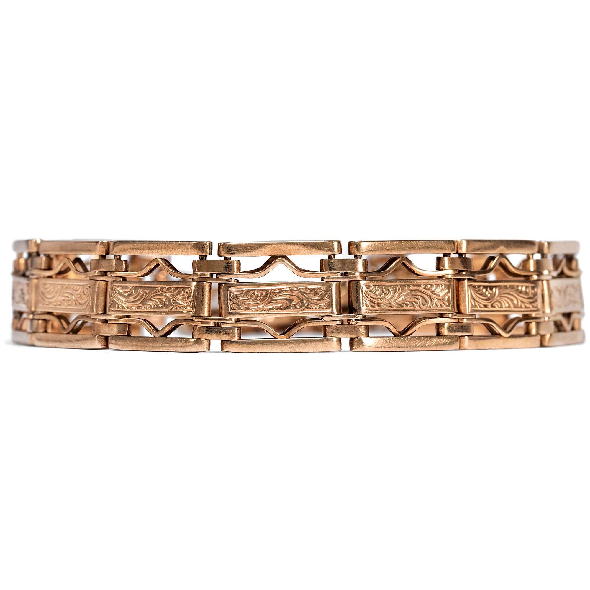 611746-hofer-antikschmuck-YSentimentales-viktorianisches-Gold-Armband-mit-Herzschliesse-England-um-1900-Herzlich-aus-England_1