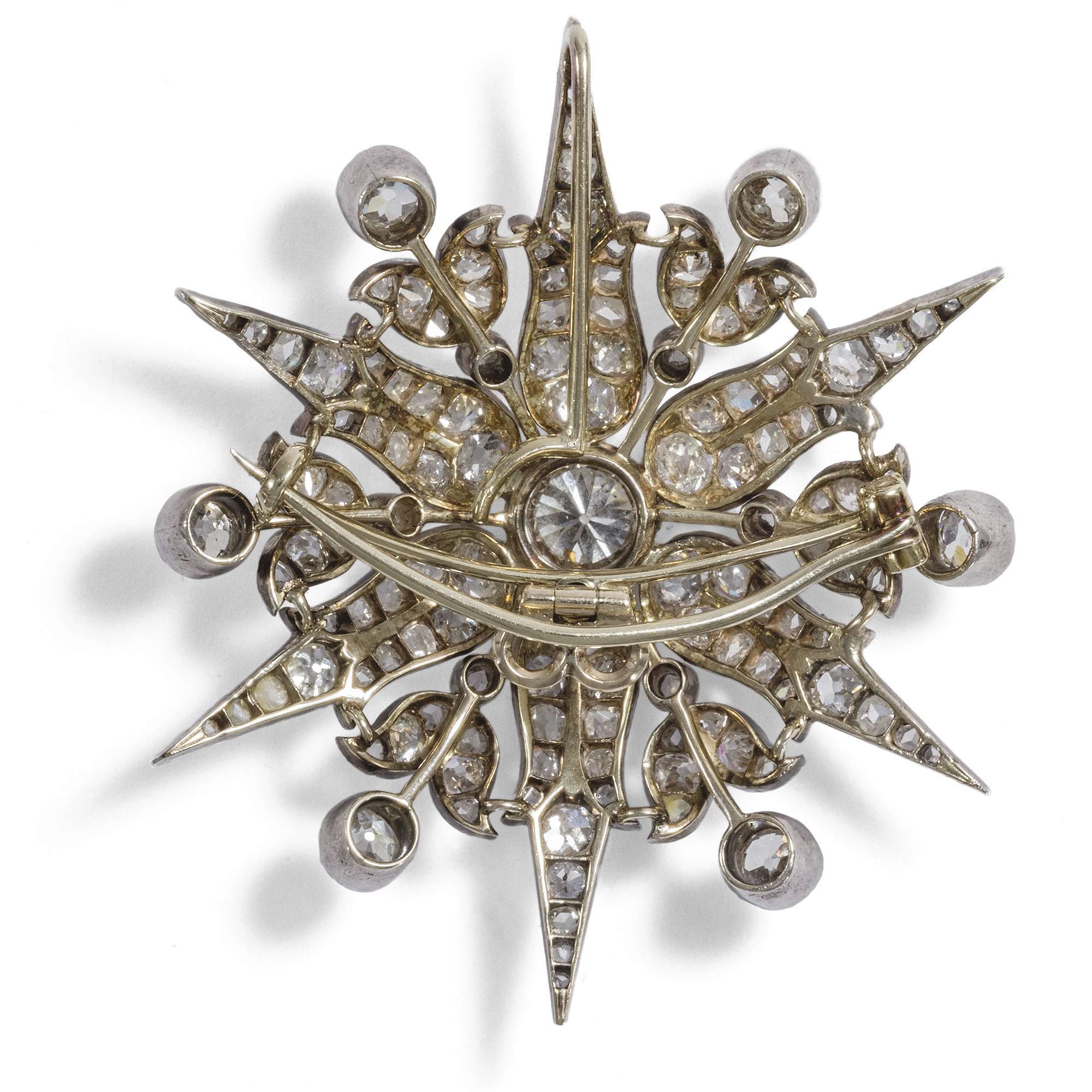 612142-hofer-antikschmuck-Antiker-10-82-ct-Diamant-Stern-in-Gold-und-Silber-als-Brosche-und-Anhaenger-um-1890-Ein-Stern-am-Firmament_4