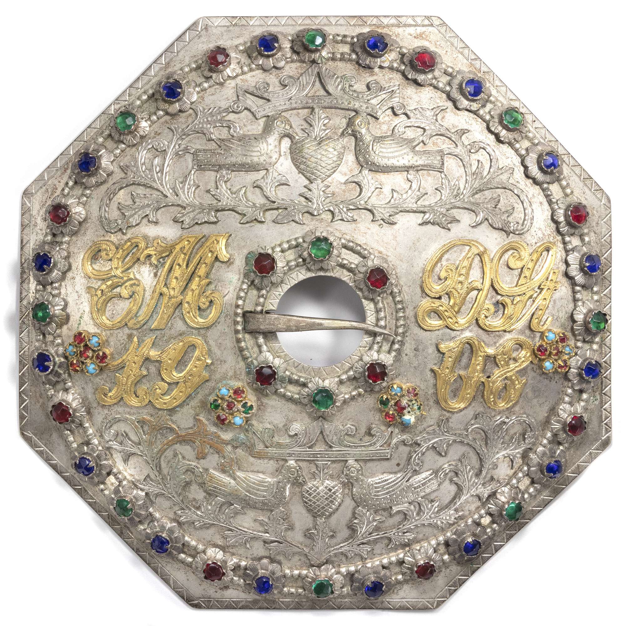 616026-hofer-antikschmuck-Grosse-Trachtenschmuck-Parure-aus-dem-Schaumburger-Land-datiert-1908-Hochzeit-im-Jahr-1908_2