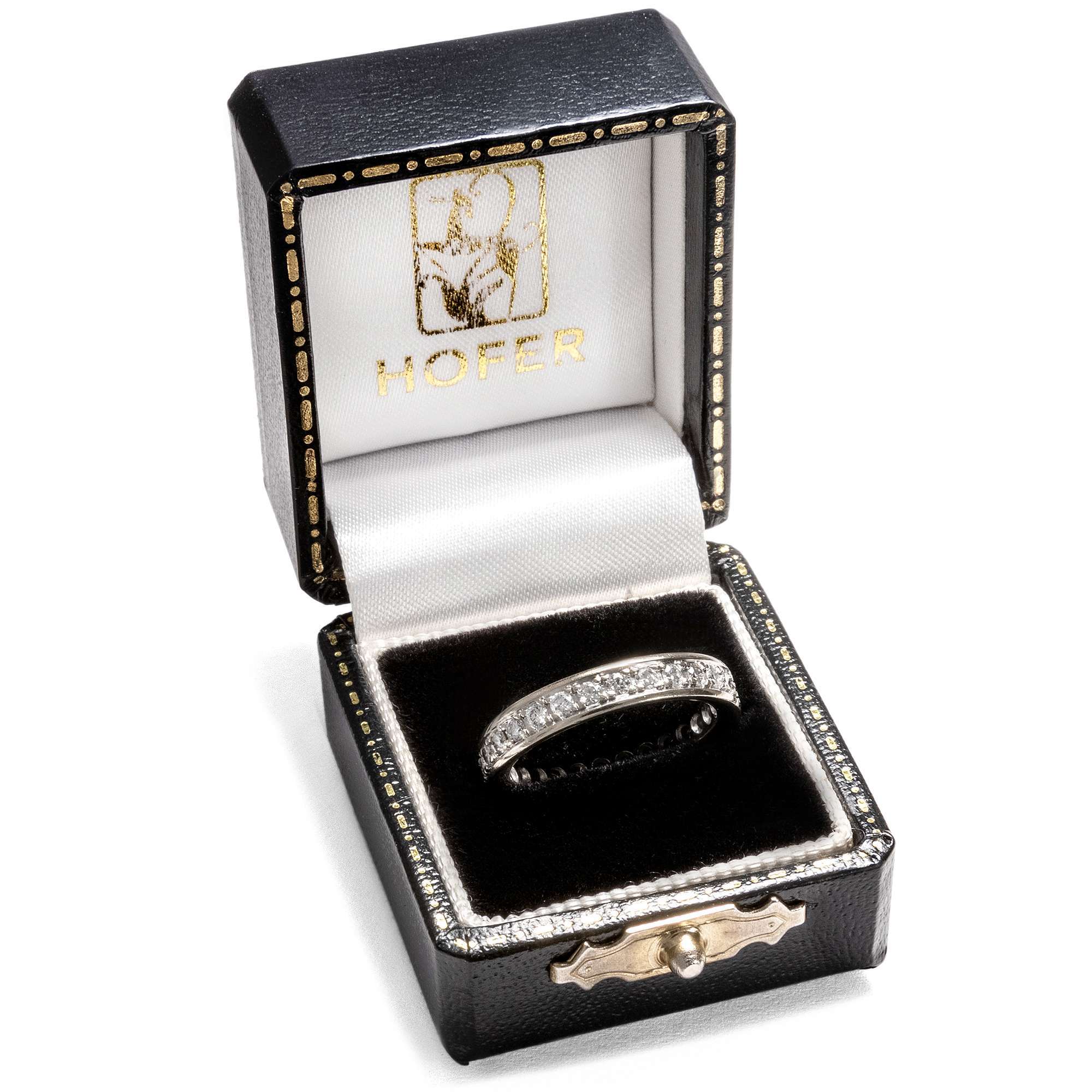 616394-hofer-antikschmuck-vVintage-Memory-Ring-mit-1-01-ct-Brillanten-in-Weissgold-RW-52-um-2000-Ein-Band-voll-Ewigkeit_7