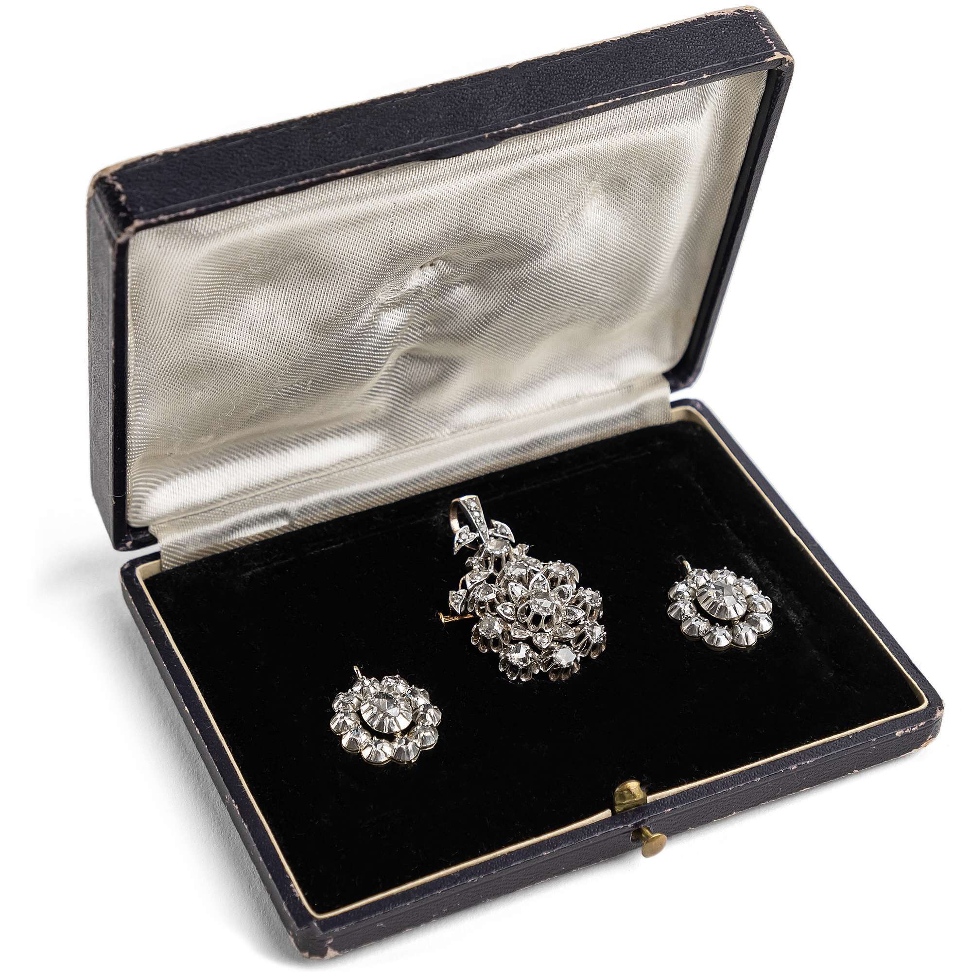 622324-hofer-antikschmuck-Romantische-Demi-Parure-mit-Diamantrosen-in-Silber-und-Gold-um-1870-bzw-um-1935-Rosen-aus-Prag_9