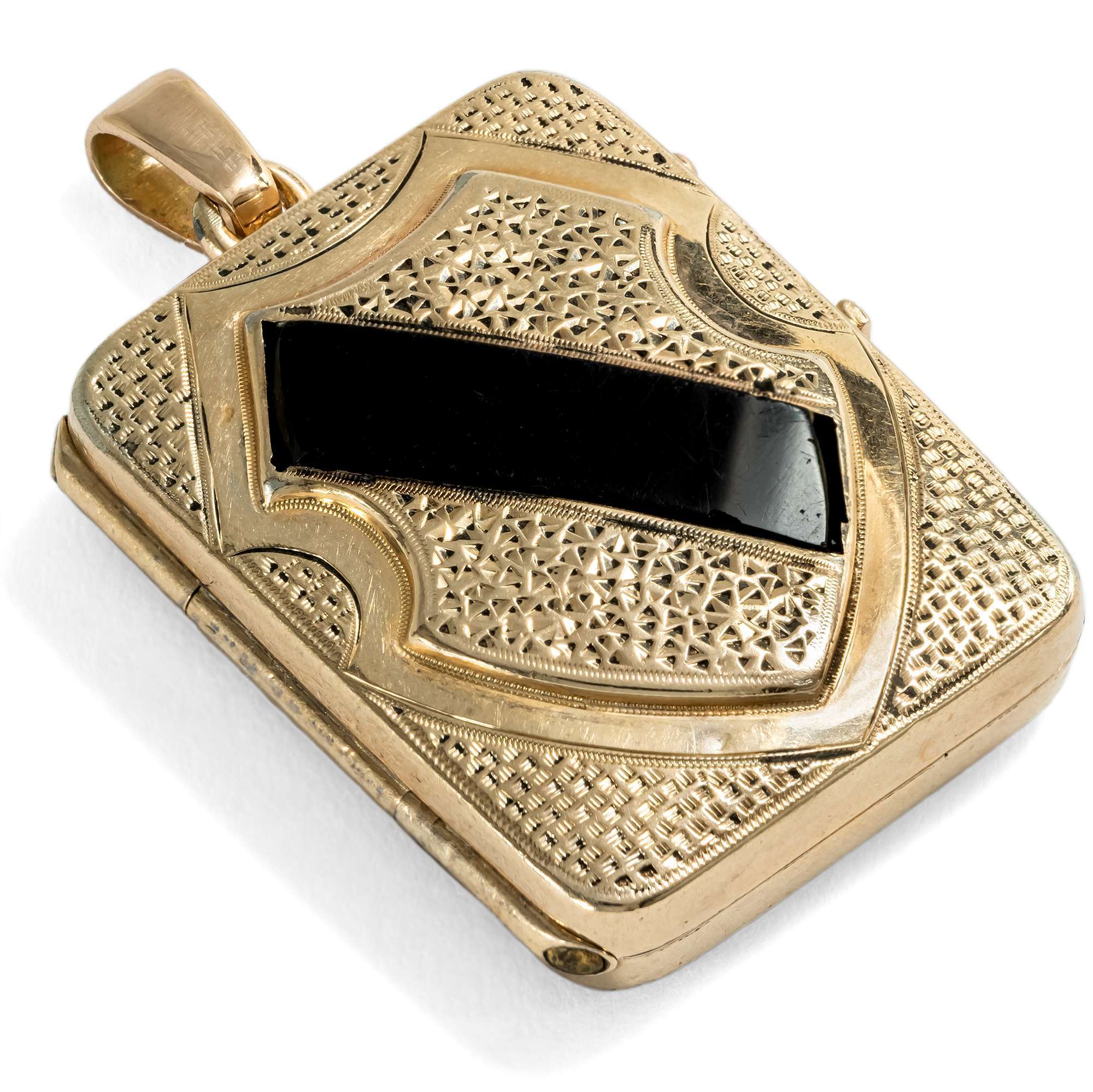 623974-hofer-antikschmuck-Antikes-Foto-Medaillon-in-Buchform-aus-Gold-und-Onyx-um-1885-Ein-Familienalbum_4