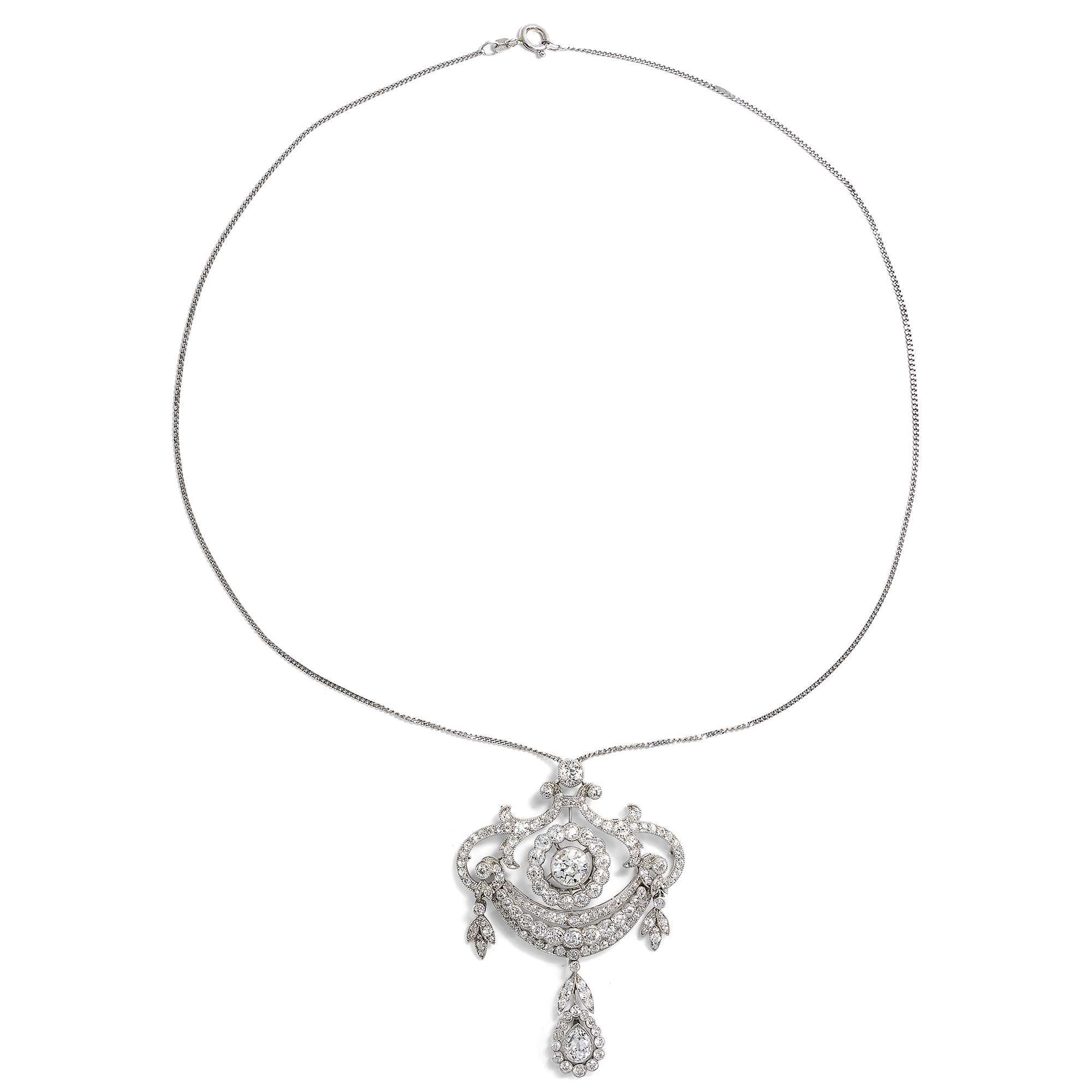 625508-hofer-antikschmuck-Prachtvoller-Anhaenger-mit-Diamanten-in-Platin-um-1910-Style-Guirlande_3