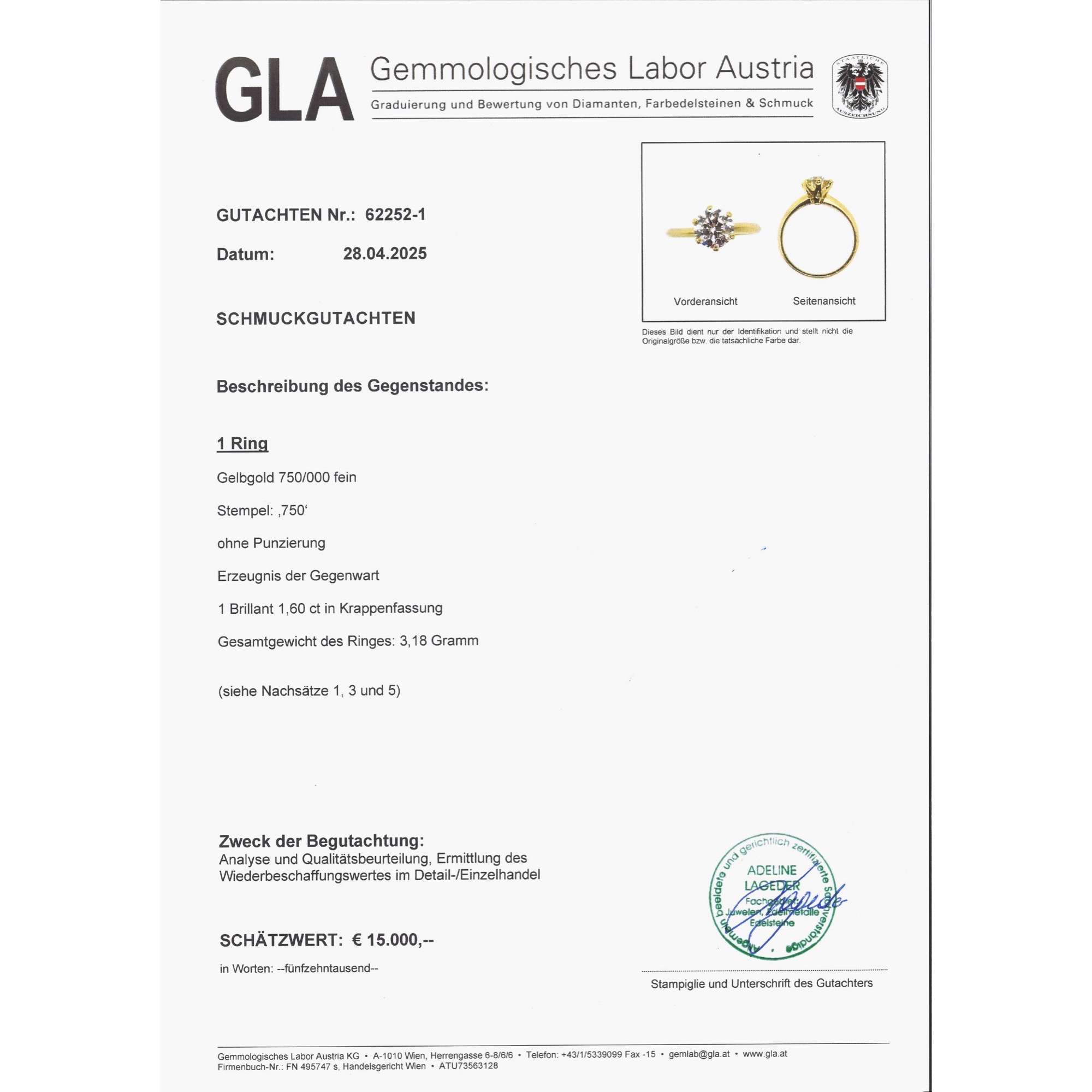 626172-hofer-antikschmuck-Kostbarer-ungetragener-Solitaerring-mit-1-52-ct-Brillant-in-Gold-aus-unserer-Werkstatt-Liebesgruss-aus-Gold