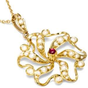 626772-hofer-antikschmuck-Anhaenger-aus-Gold-mit-Rubin-und-natuerlichen-Perlen-England-um-1905-Ein-Wirbelwind-aus-Perlen_4