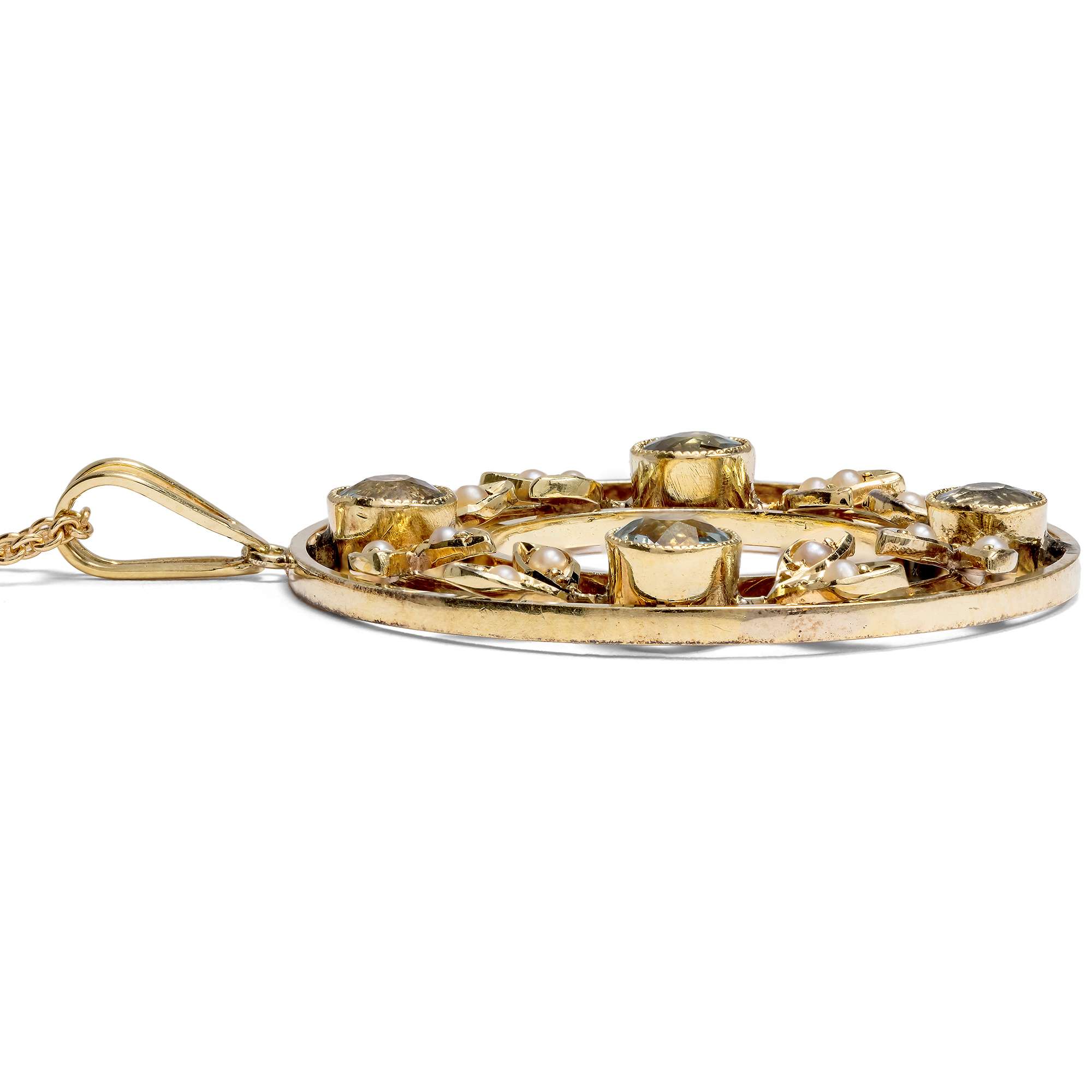 626774-hofer-antikschmuck-Eleganter-Perlen-und-Aquamarin-Anhaenger-in-Gold-Grossbritannien-um-1910-Zwischen-Wolken-und-Meer