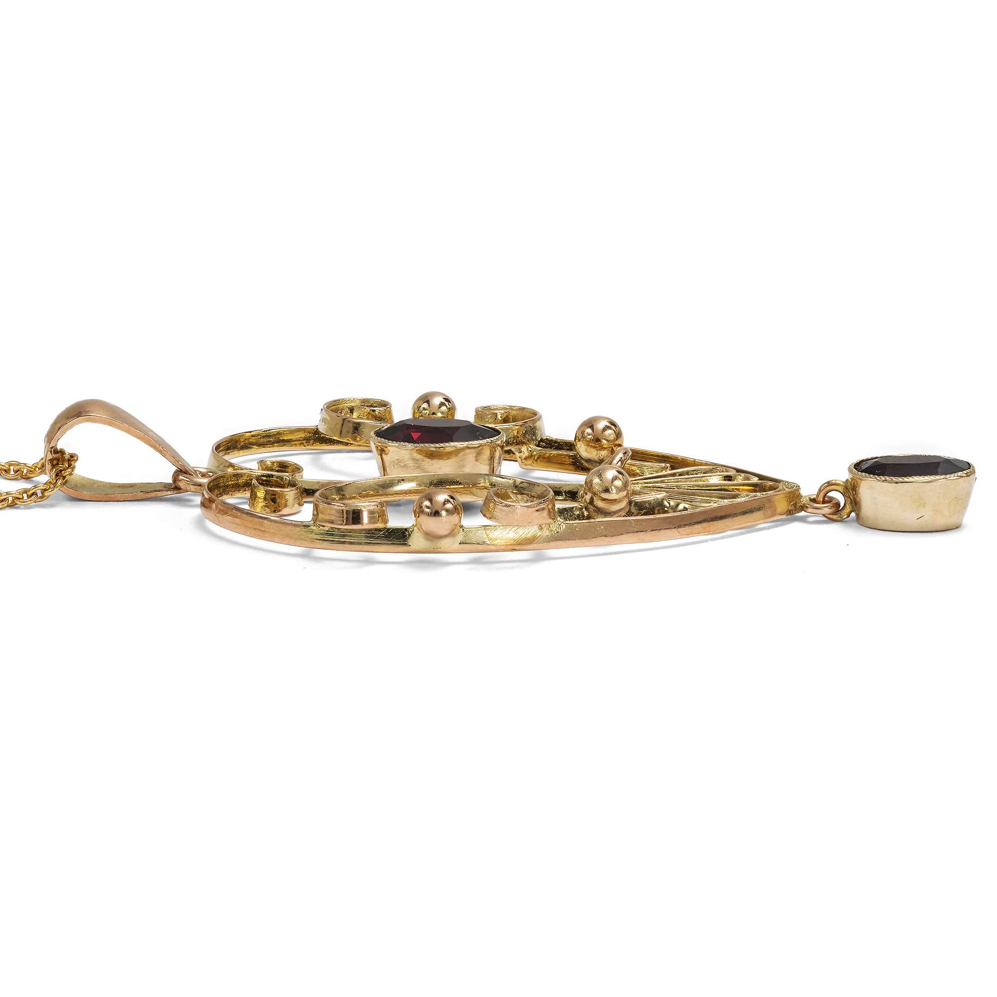 626788-hofer-antikschmuck-Anhaenger-mit-Almandin-Granaten-in-Gold-Grossbritannien-um-1910-A-Day-in-Life_2
