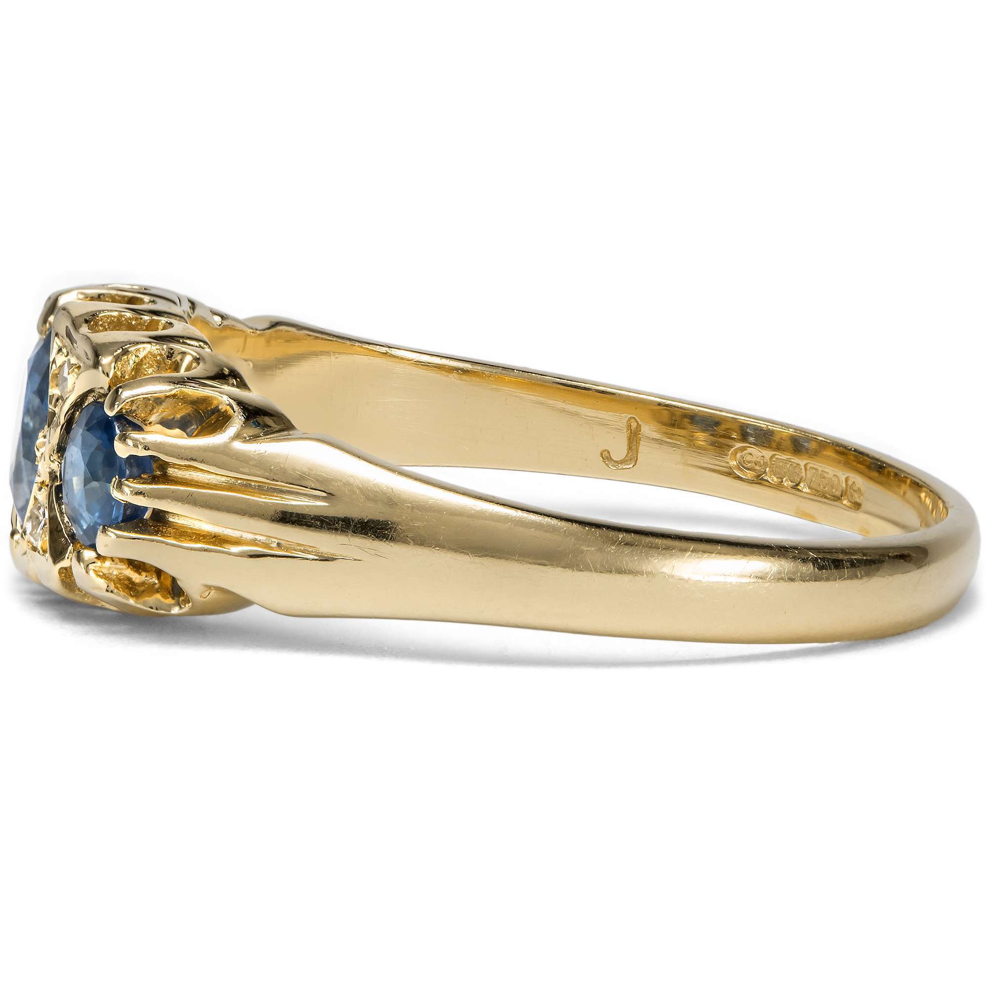 626938-hofer-antikschmuck-Klassischer-Goldring-mit-Saphiren-und-Diamanten-England-um-1990-The-Englishness-of-English-Art_1