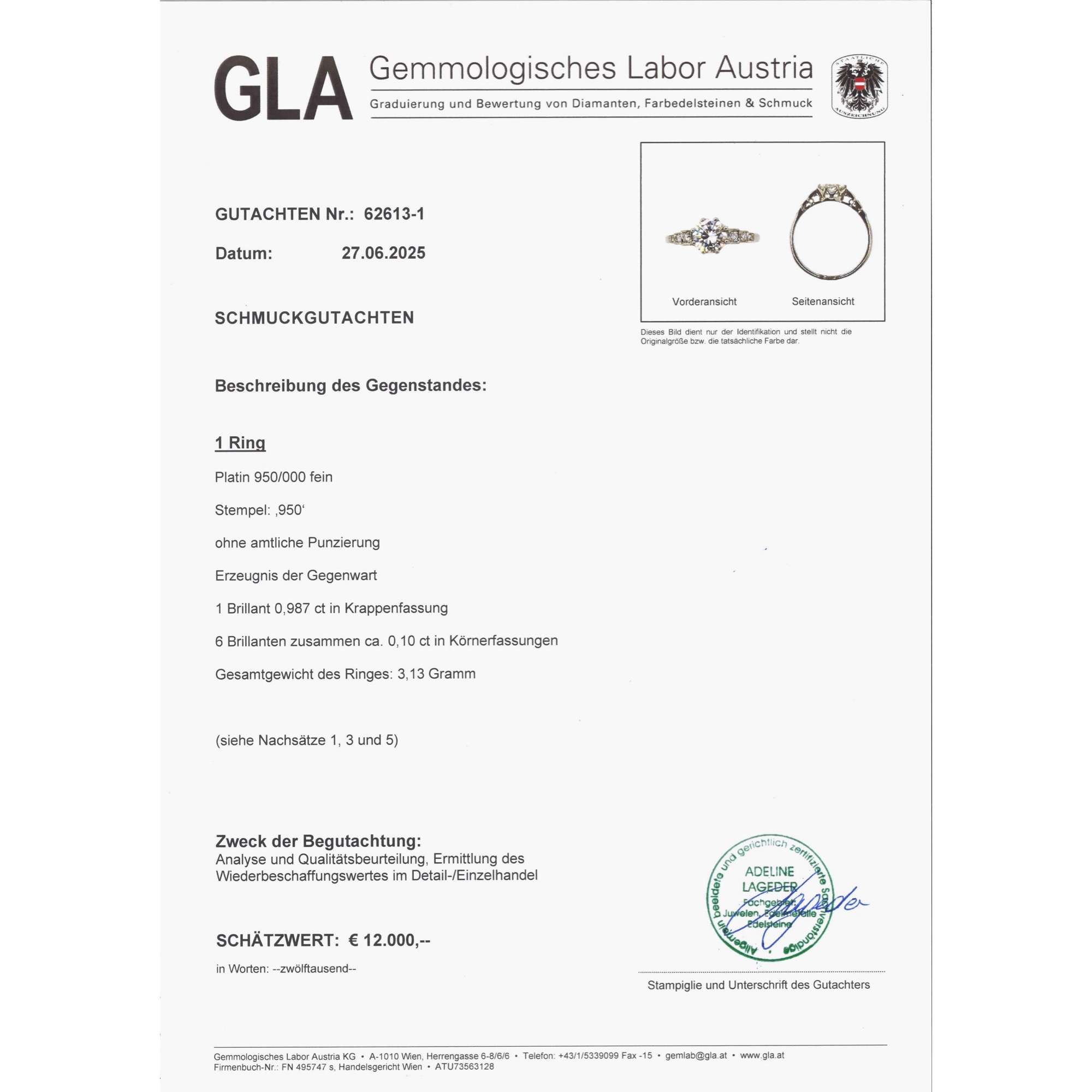 627354-hofer-antikschmuck-Eleganter-Platin-Ring-mit-0-98-ct-Brillant-Solitaer-um-1965-2025-Stangers-in-the-night