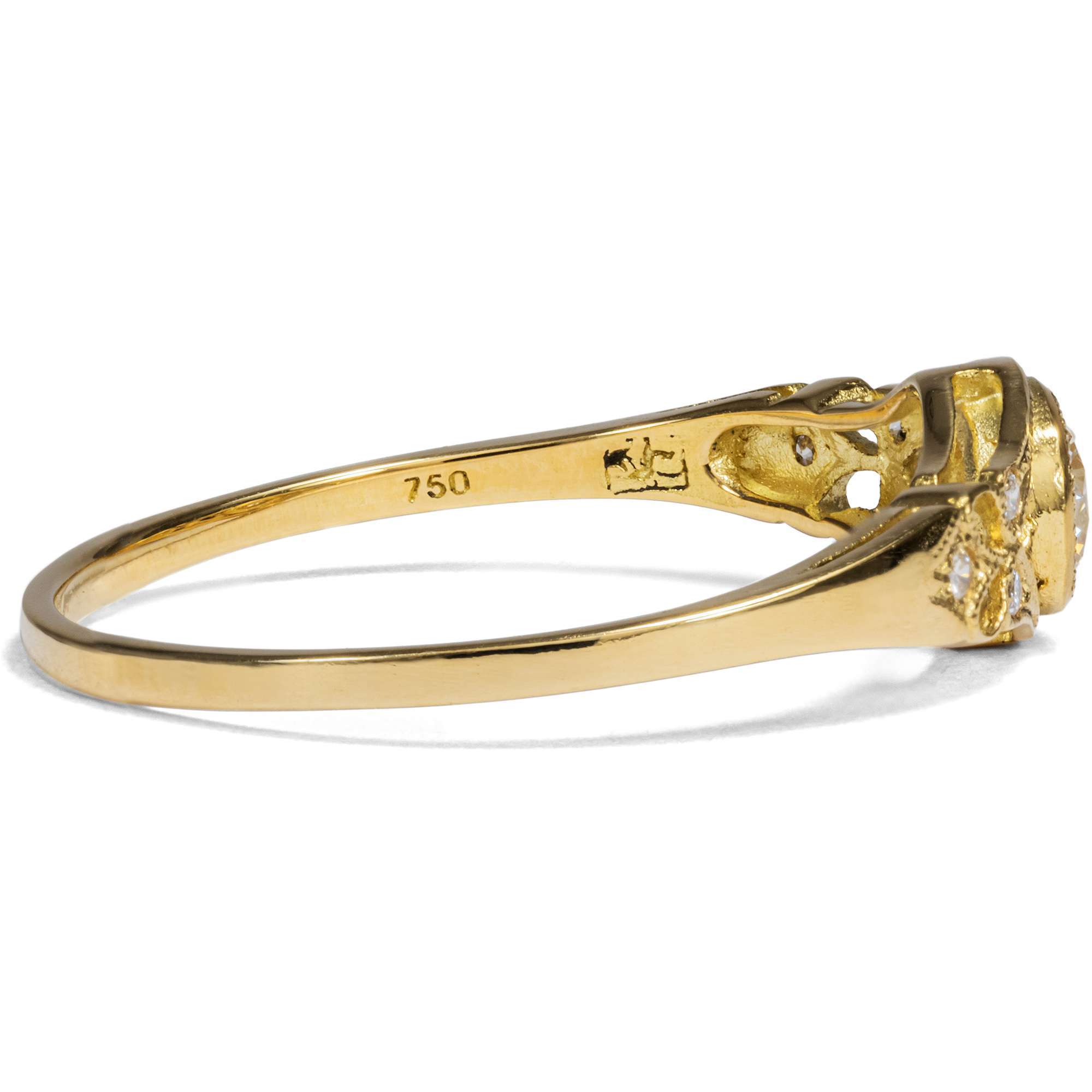 627485-hofer-antikschmuck-Ungetragener-Ring-mit-lupenreinem-0-30-ct-GIA-Brillant-in-Gold-aus-unserer-Werkstatt-Grosses-Lieblingsstueck-in-Gelbgold_2